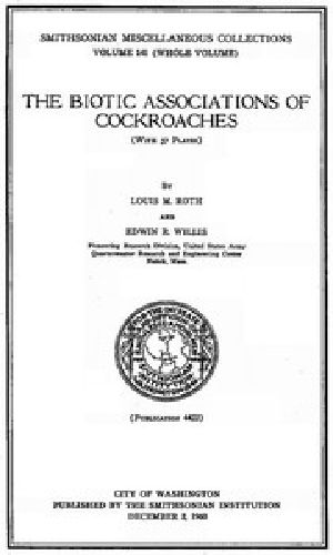 [Gutenberg 46802] • The Biotic Associations of Cockroaches